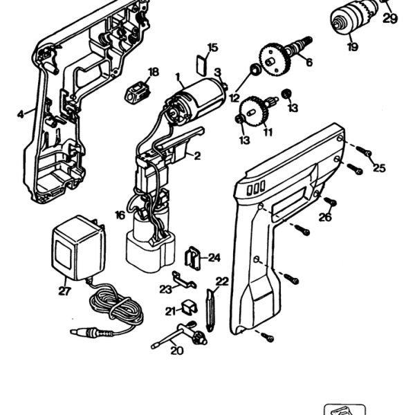 9013   CORDLESS DRILL  Type 4[9013     Type 4]