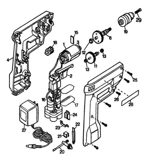 9016   CORDLESS DRILL  Type 3[9016     Type 3]
