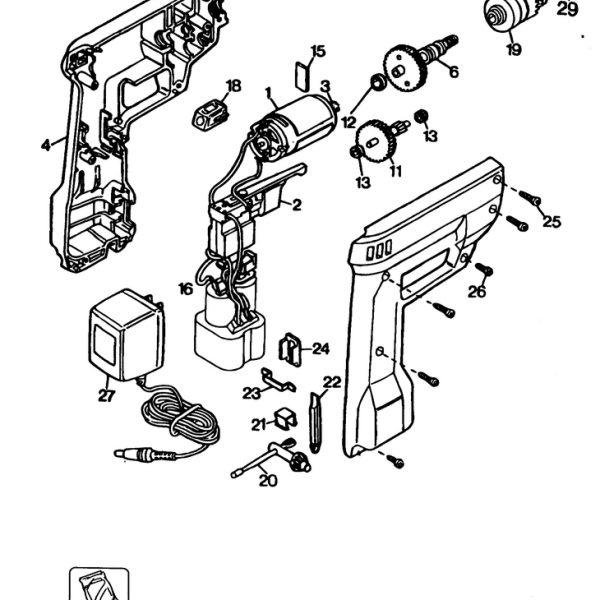 9016   CORDLESS DRILL  Type 4[9016     Type 4]