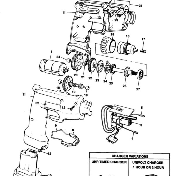 9017   CORDLESS DRILL  Type 1[9017     Type 1]