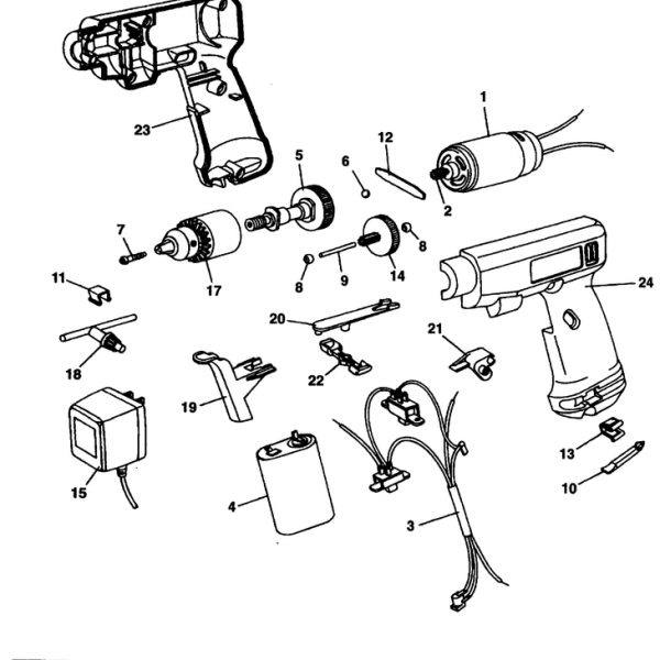 9045   CORDLESS DRILL  Type 3[9045     Type 3]