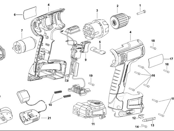 CL14K   CORDLESS DRILL  Type 1[CL14K     Type 1]