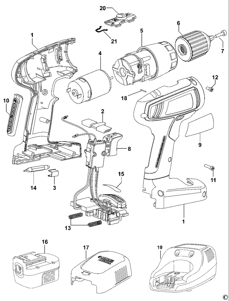 CP142   CORDLESS DRILL  Type 1[CP142     Type 1]