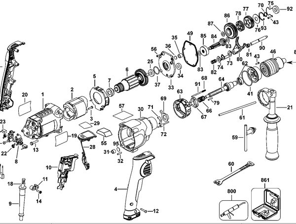 D21570K   HAMMER DRILL  Type 1[D21570K   Type 1]