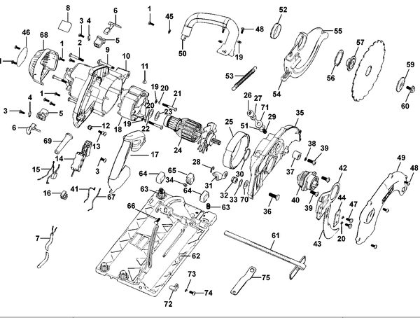 D23651  CIRCULAR SAW  Type 1[D23651   Type 1]