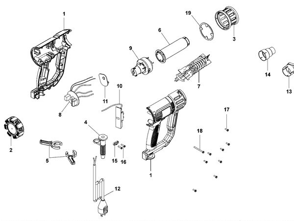 D26411  HEATGUN  Type 1[D26411   Type 1]