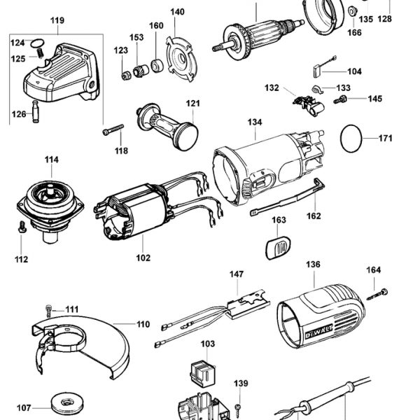 D28152  SMALL ANGLE GRINDER  Type 1[D28152  Type 1]