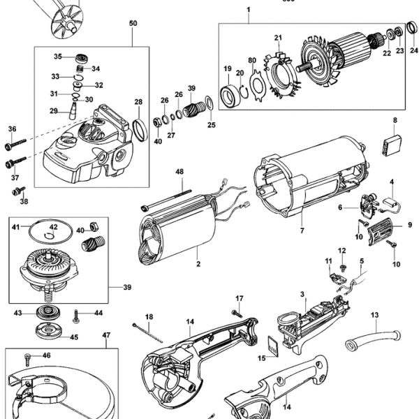 D28422   ANGLE GRINDER  Type 1[D28422  Type 1]