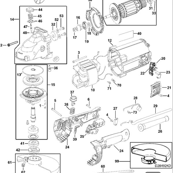 D28492   ANGLE GRINDER  Type 2[D28492   Type 2]