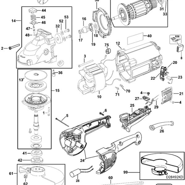 D28492S  ANGLE GRINDER  Type 3[D28492S  Type 3]
