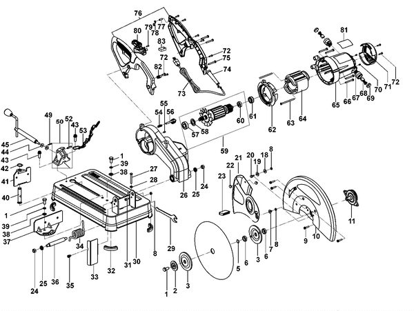 D28720  CHOP SAW  Type 1[D28720  Type 1]