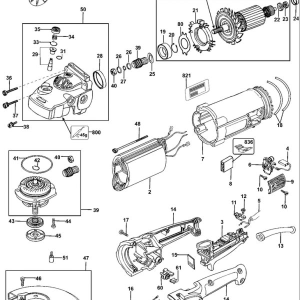 D28750  ANGLE GRINDER  Type 4[D28750  Type 4]
