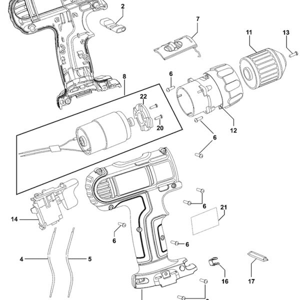 DC733C  C'LESS DRILLDRIVER  Type 2[DC733C   Type 2]