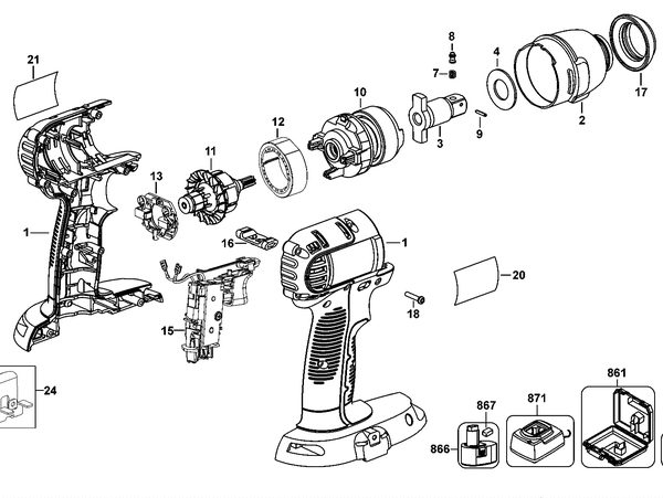DC830  IMPACT WRENCH  Type 11DC830  IMPACT WRENCH  Type 11[DC830  Type 11]