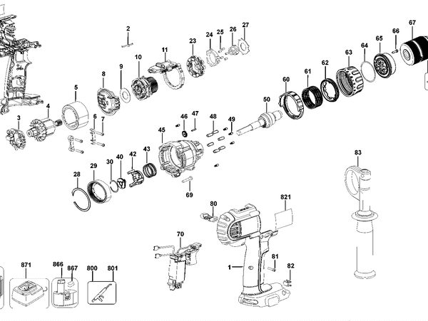 DCD920  C'LESS DRILLDRIVER  Type 11[DCD920  Type 11]