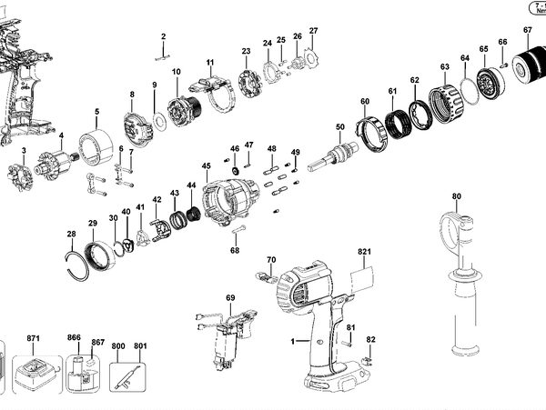 DCD945  COMBINATION UNIT  Type 12[DCD945  Type 12]
