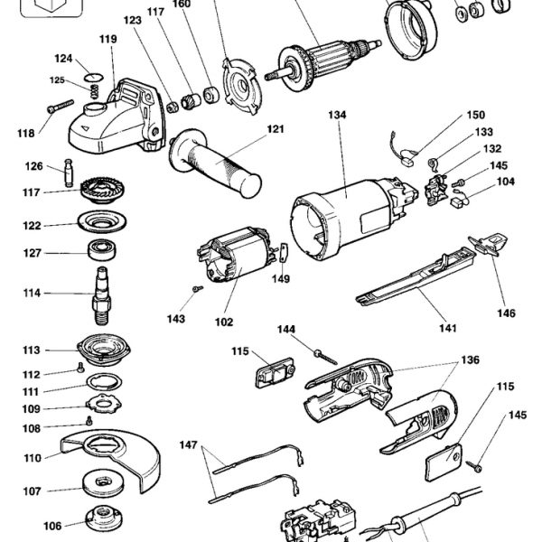 DW450   ANGLE GRINDER  Type 1[DW450    Type 1]