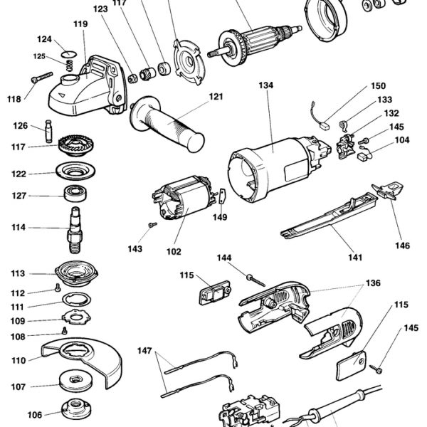 DW450   ANGLE GRINDER  Type 2[DW450  Type 2]