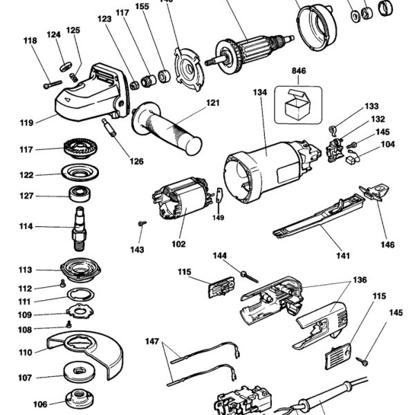 DW456   ANGLE GRINDER  Type 1[DW456   Type 1]