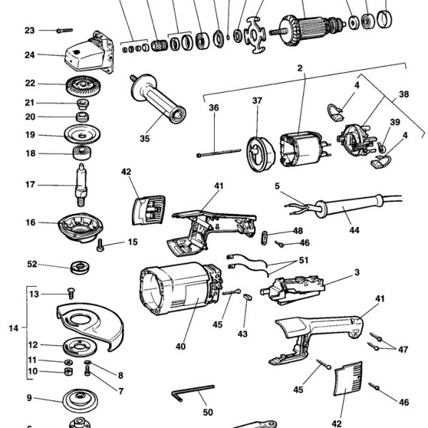 DW477   ANGLE GRINDER  Type 1[DW477    Type 1]