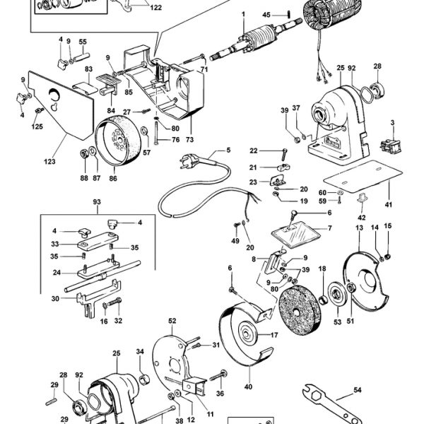 DW753  BENCH GRINDER  Type 2[DW753  Type 2]