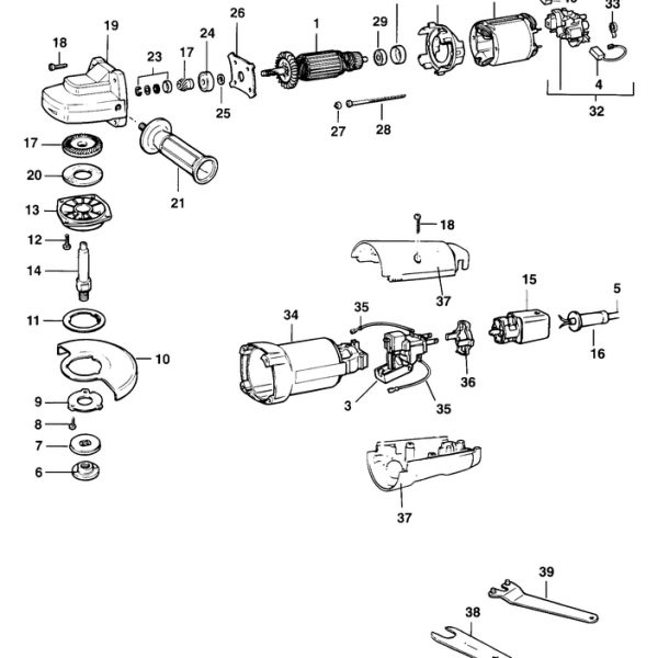 DW816   ANGLE GRINDER  Type 1[DW816   Type 1]