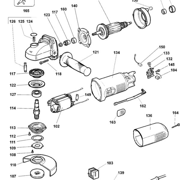DW817   ANGLE GRINDER  Type 3[DW817   Type 3]