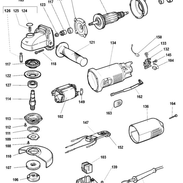 DW826   ANGLE GRINDER  Type 1[DW826   Type 1]