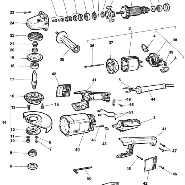 DW846   ANGLE GRINDER  Type 1[DW846    Type 1]