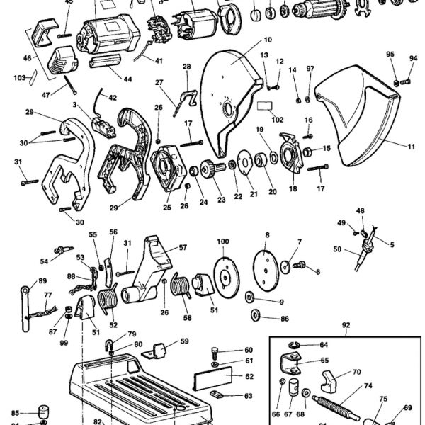 DW875   CHOP SAW  Type 1[DW875 Type 1]
