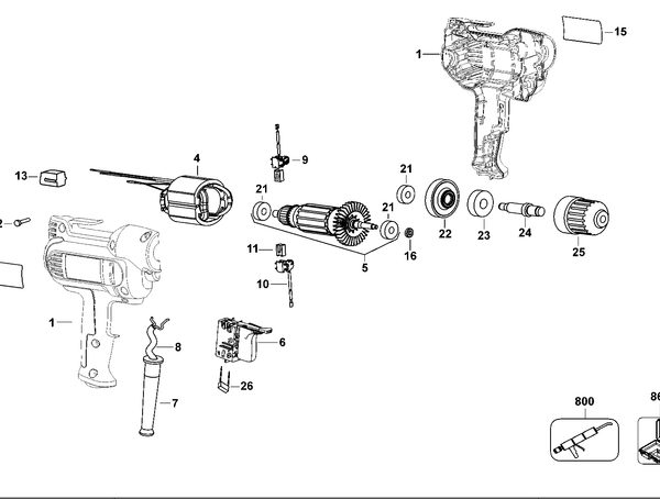 DWD115KS  DRILL  Type 1[DWD115KS  Type 1]