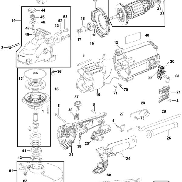 DWEN202  ANGLE GRINDER  Type 1[DWEN202   Type 1]