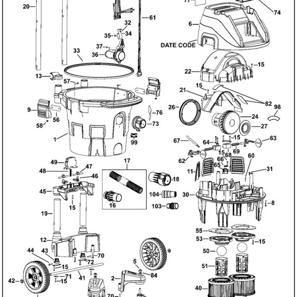 DWV902L  DUST EXTRACTOR  Type 2[DWV902L   Type 2]
